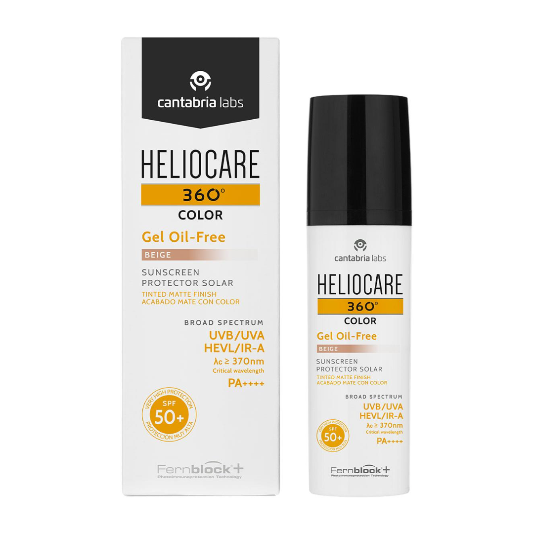 Protector Solar HELIOCARE 360 Oil-Free Tinte Beige SPF 50+ Cantabria 50 ml