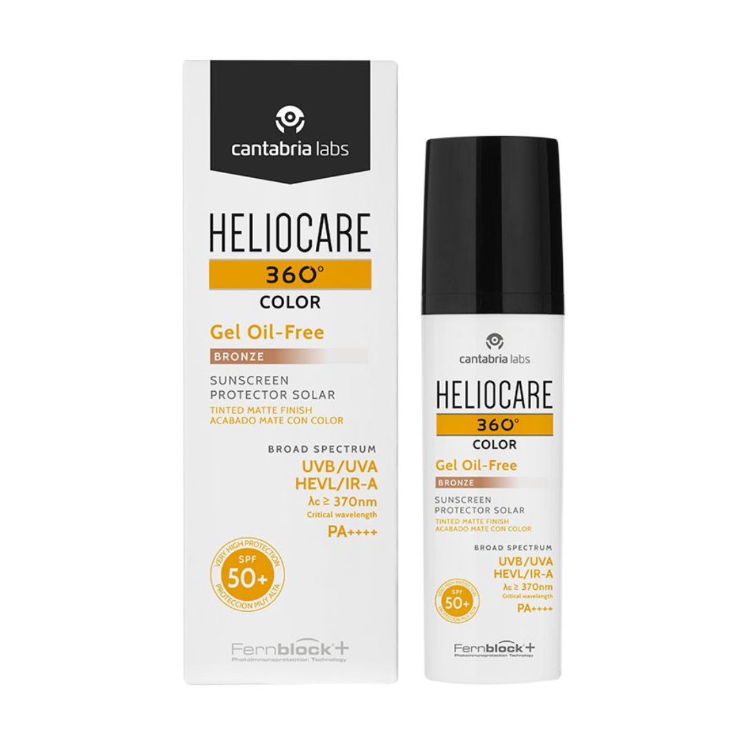 Protector Solar HELIOCARE 360 Oil-Free Tinte Bronze SPF 50+ Cantabria 50 ml